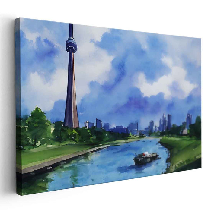 Watercolor CN Tower #139