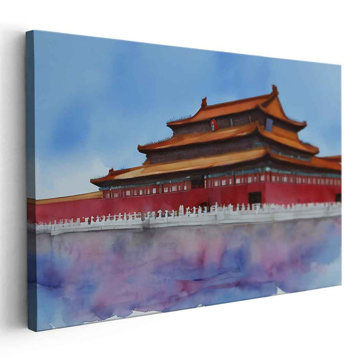 Watercolor Forbidden City #117