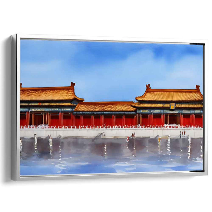 Dynasty Elegance: Traditional Chinese Palace Canvas Art Print