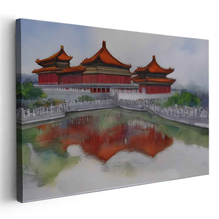 Watercolor Forbidden City #131