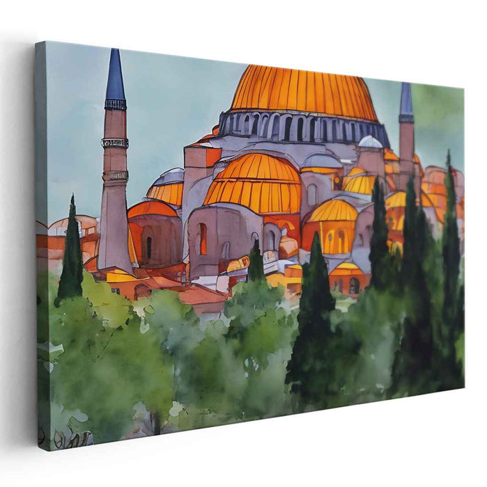 Watercolor Hagia Sophia #111