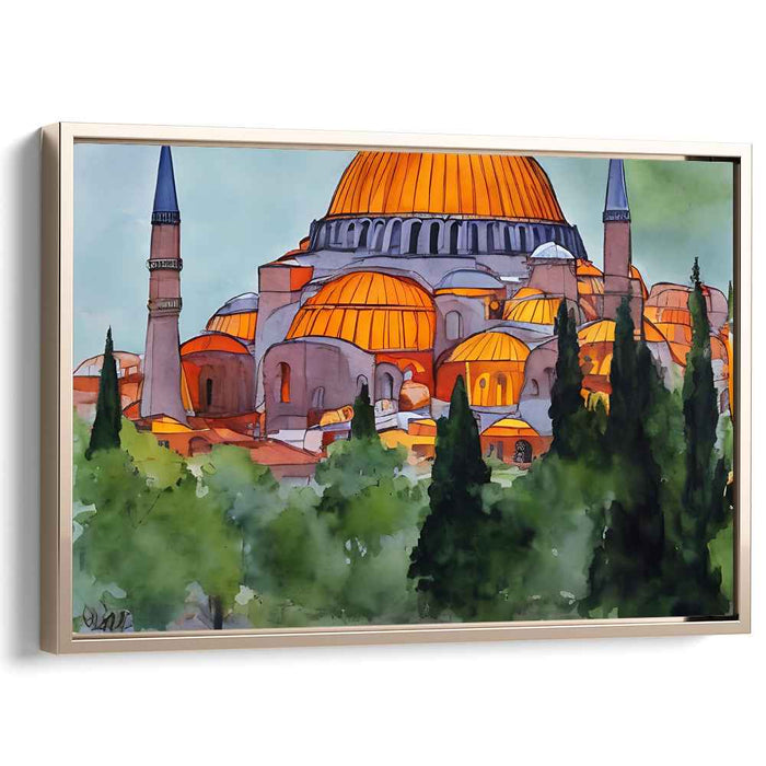 Watercolor Hagia Sophia #111