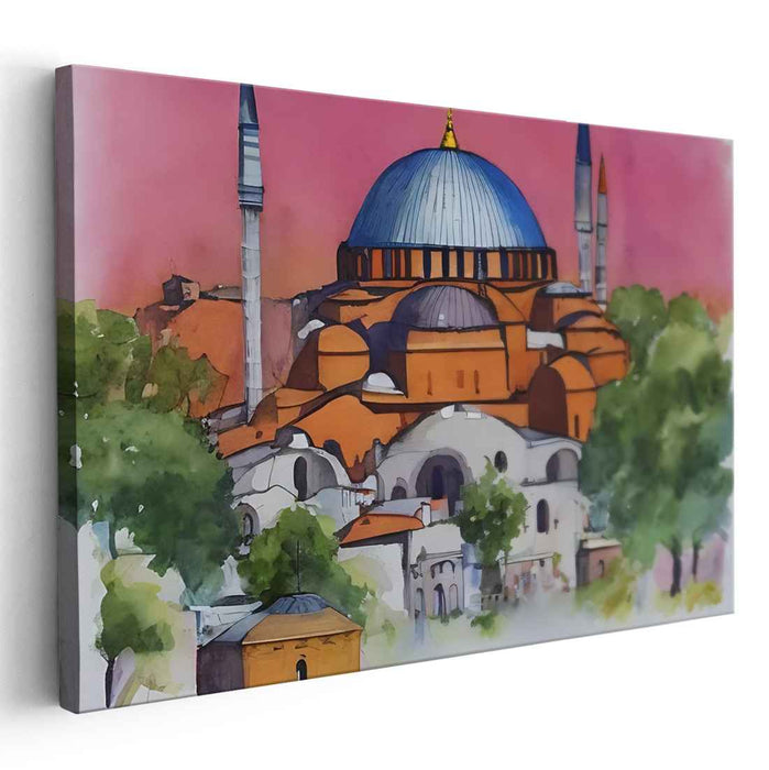 Watercolor Hagia Sophia #114