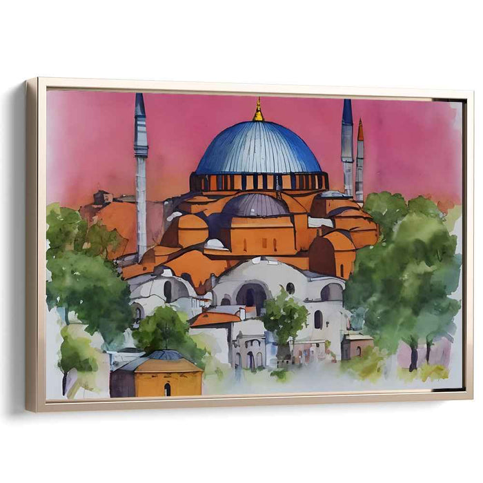 Watercolor Hagia Sophia #114