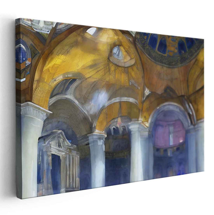 Watercolor Hagia Sophia #126