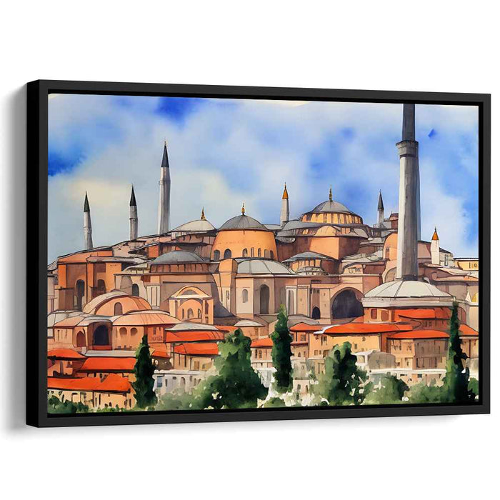 Watercolor Hagia Sophia #134