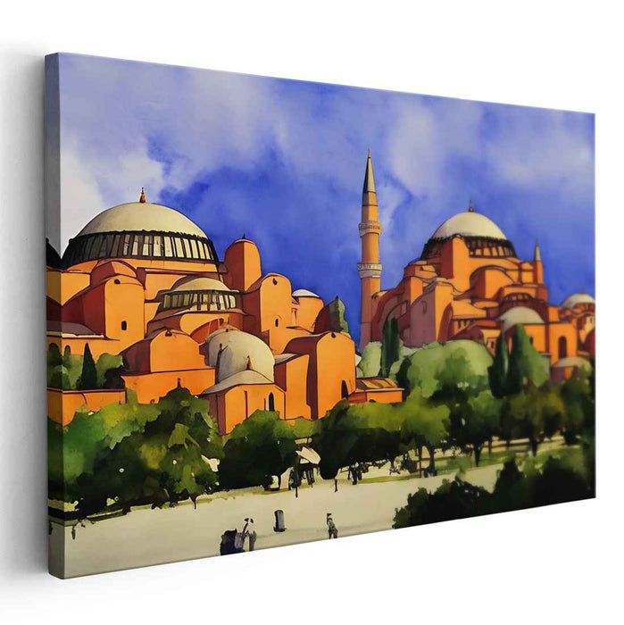 Watercolor Hagia Sophia #135