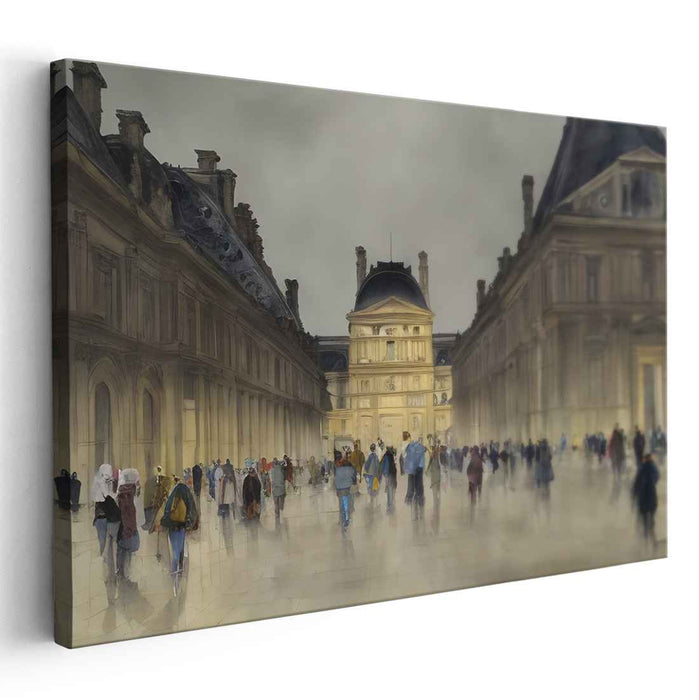 Timeless Courtyard: A Dance of History and Humanity