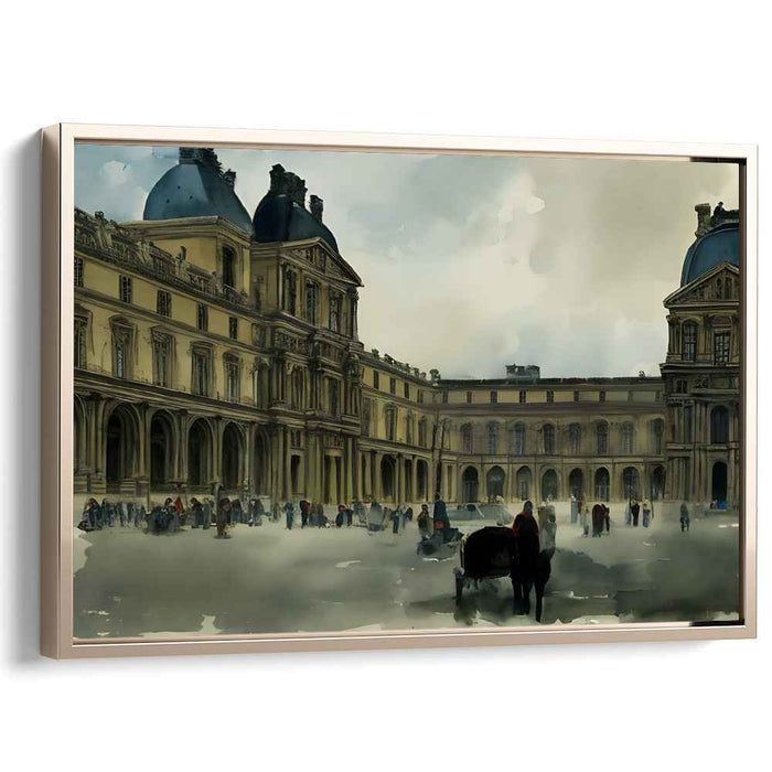 Watercolor Louvre #132