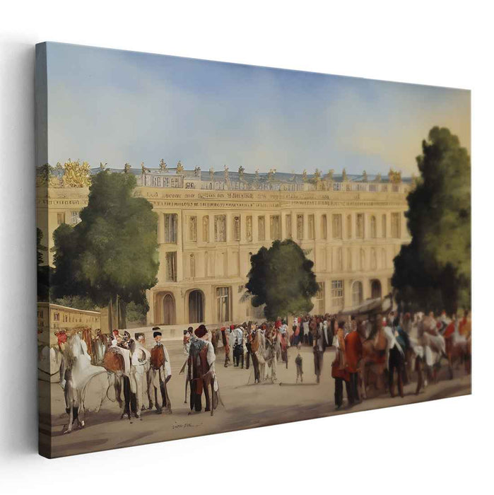 Regal Tapestry of Yore: Historical Elegance at the Palace Canvas Art