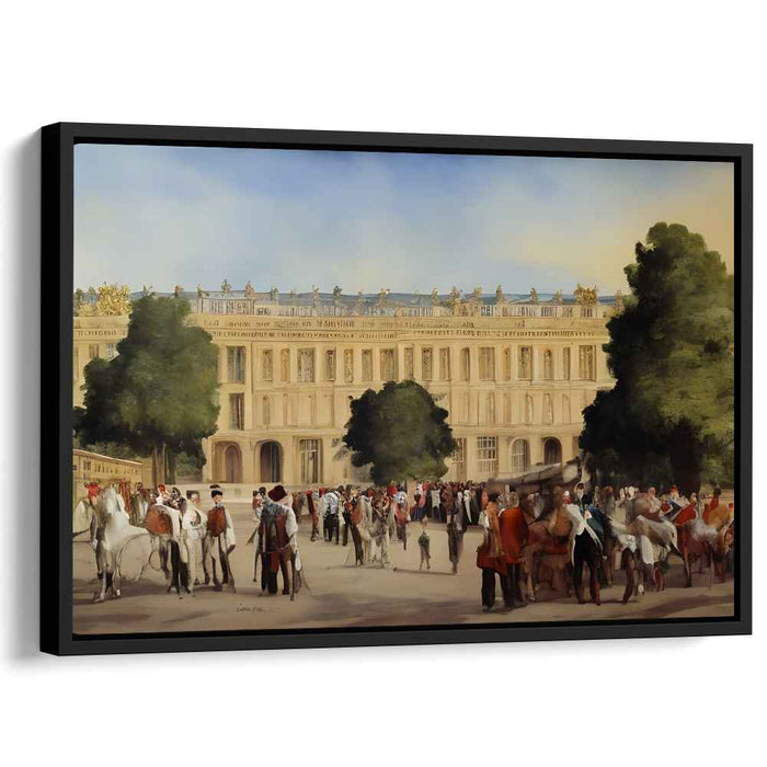 Regal Tapestry of Yore: Historical Elegance at the Palace Canvas Art