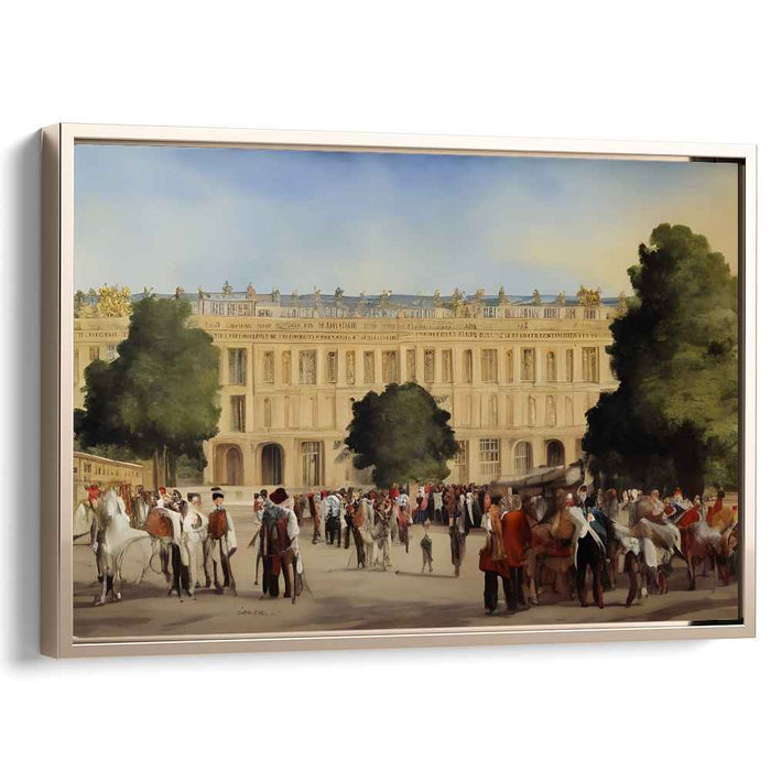 Regal Tapestry of Yore: Historical Elegance at the Palace Canvas Art
