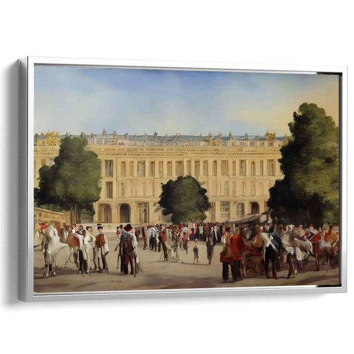 Regal Tapestry of Yore: Historical Elegance at the Palace Canvas Art