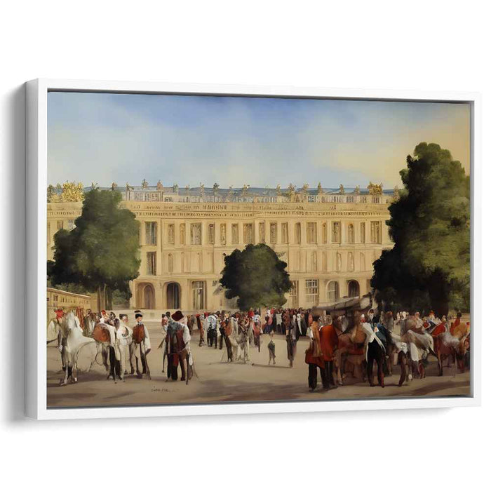 Regal Tapestry of Yore: Historical Elegance at the Palace Canvas Art