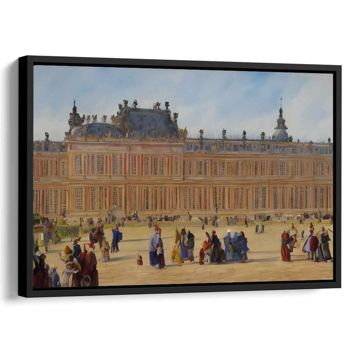 Royal Gathering at Versailles: Historical French Palace Art Print