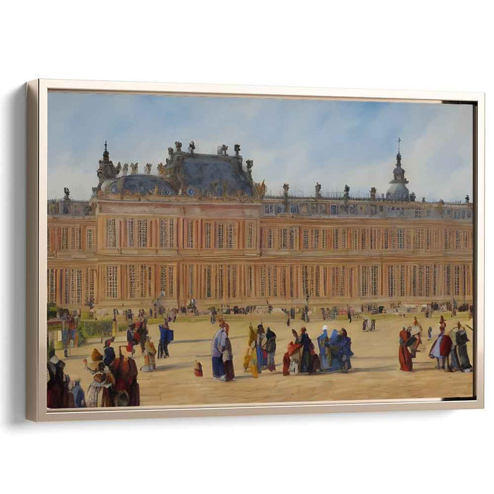 Royal Gathering at Versailles: Historical French Palace Art Print
