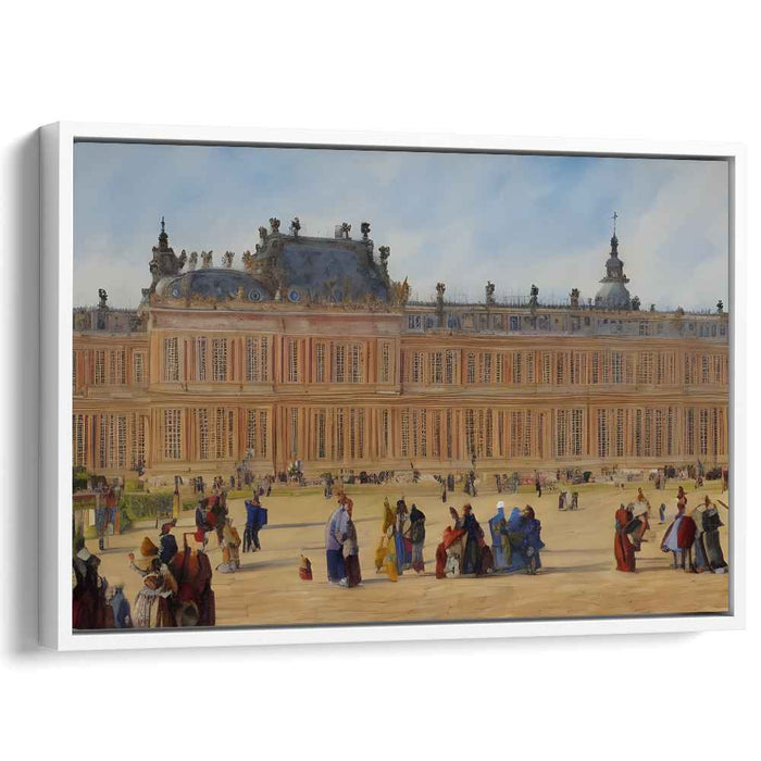 Royal Gathering at Versailles: Historical French Palace Art Print