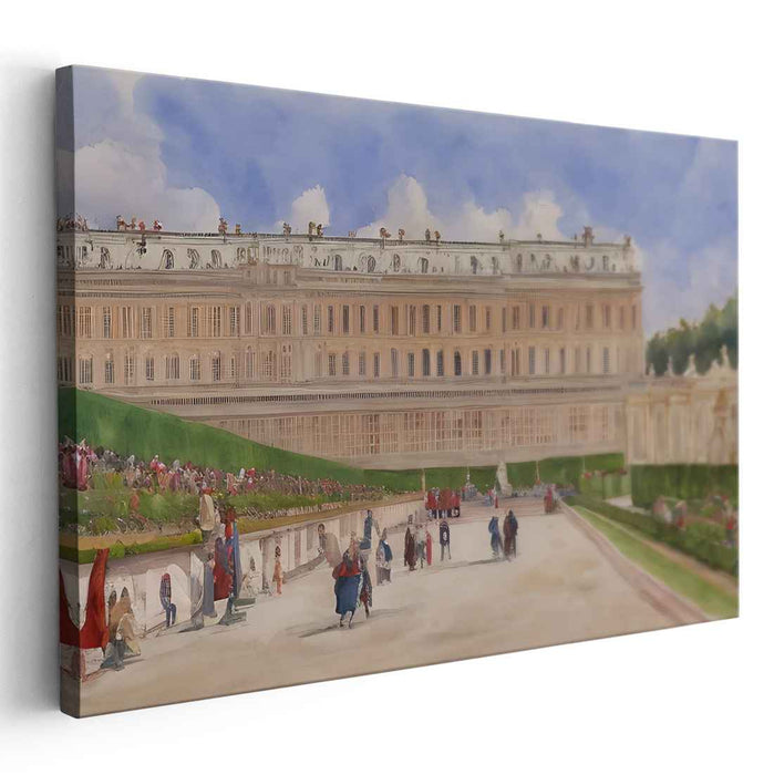 Majestic Versailles: Watercolor Elegance of the Grand Palace