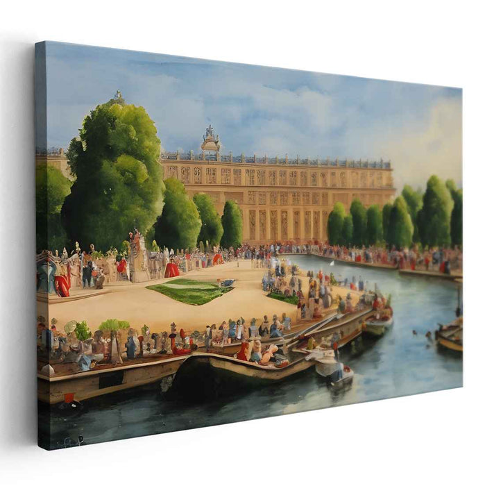 Nobility's Spring Reverie: A Day at the Palace Gardens