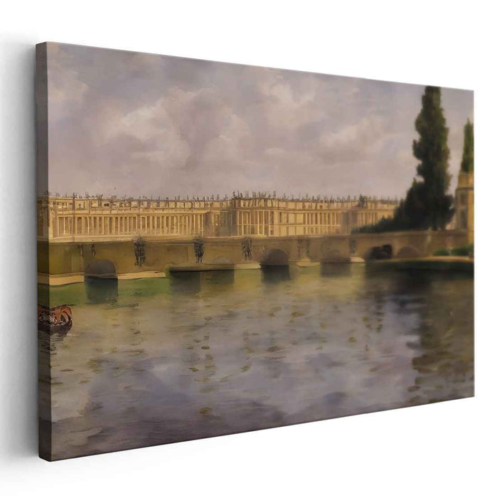 Regal Palace Impressions: The Grandeur of Versailles Canvas Art Print