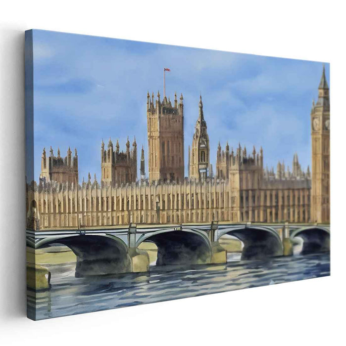 Watercolor Palace of Westminster #104