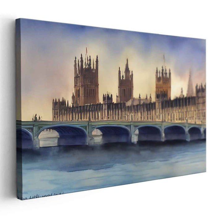 Watercolor Palace of Westminster #118