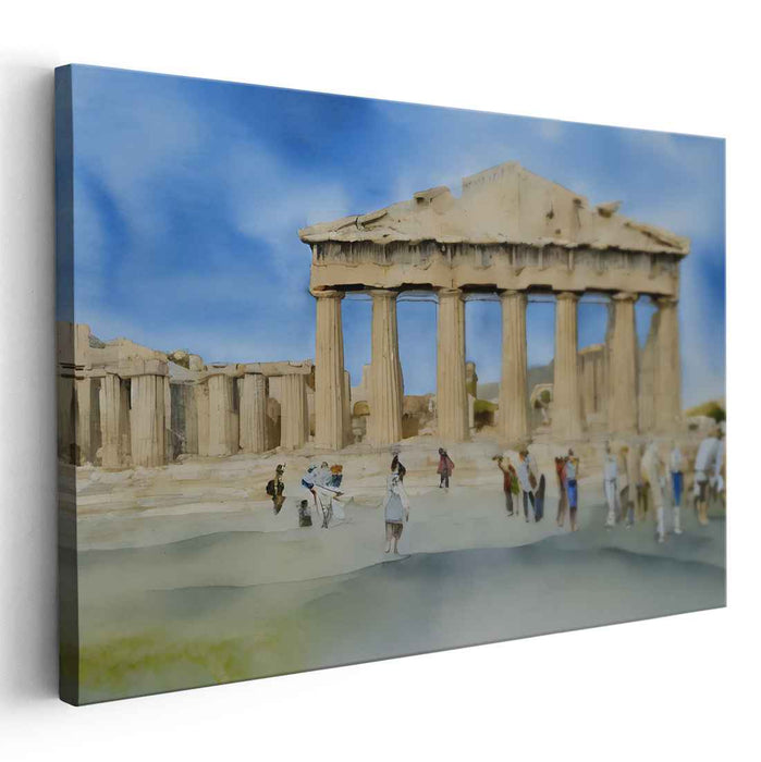 Watercolor Parthenon #112