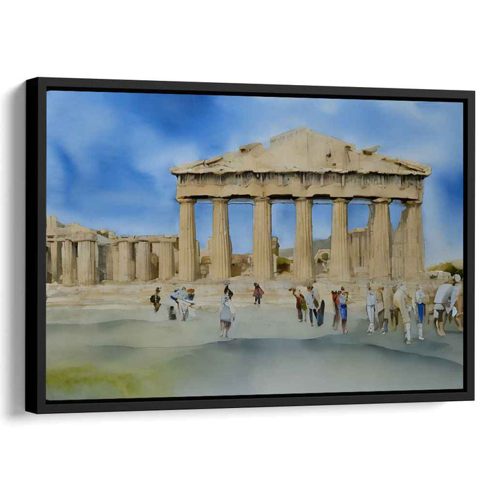 Watercolor Parthenon #112