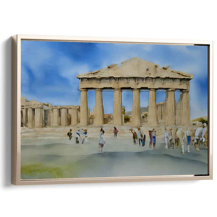 Watercolor Parthenon #112
