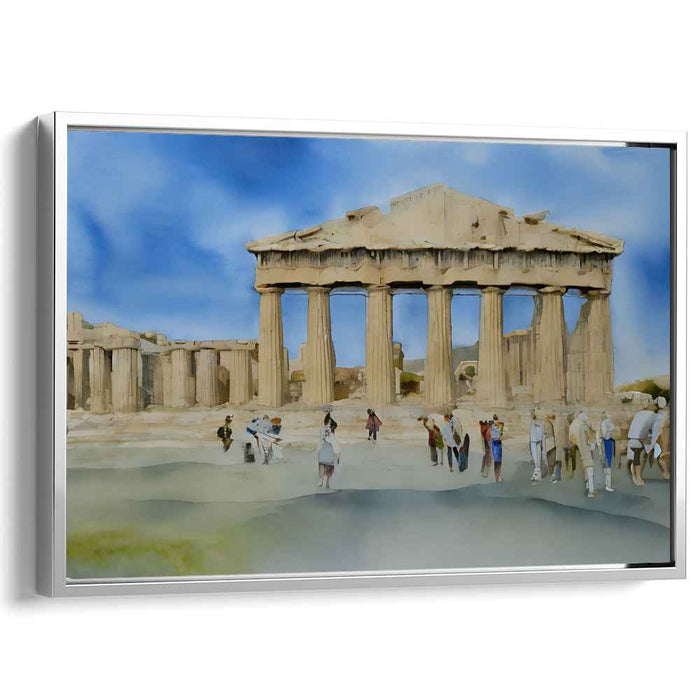 Watercolor Parthenon #112