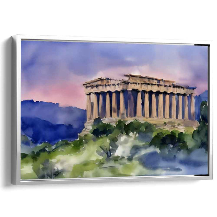 Watercolor Parthenon #121