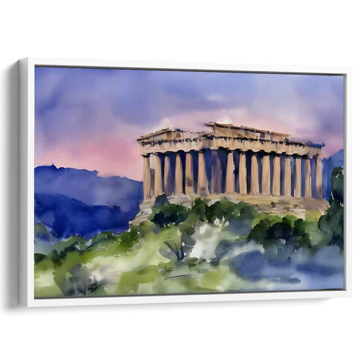 Watercolor Parthenon #121
