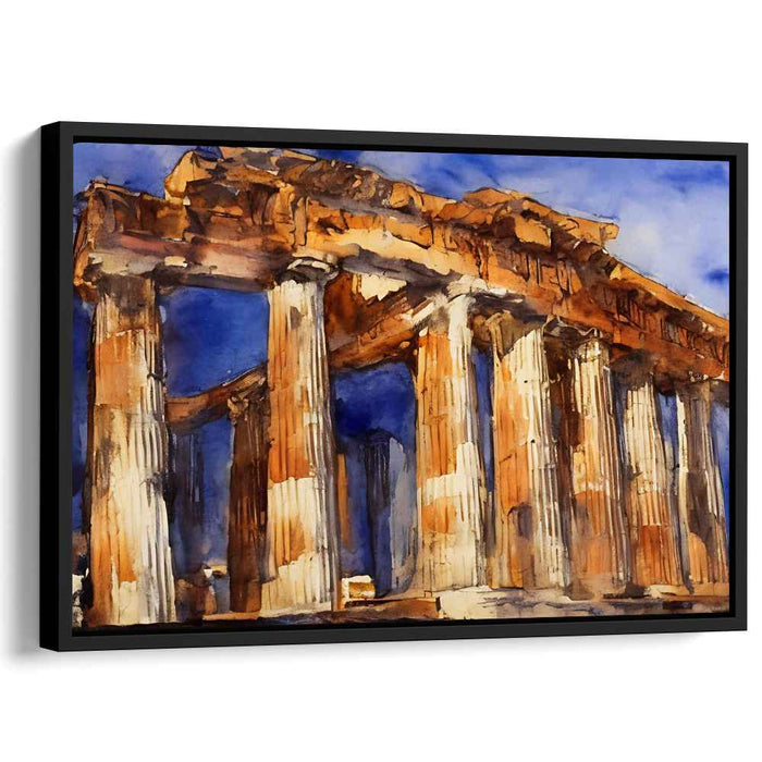Watercolor Parthenon #131