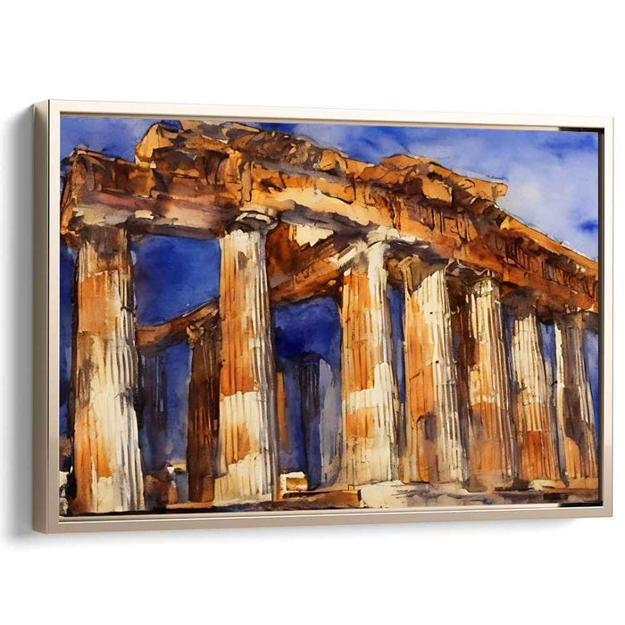 Watercolor Parthenon #131