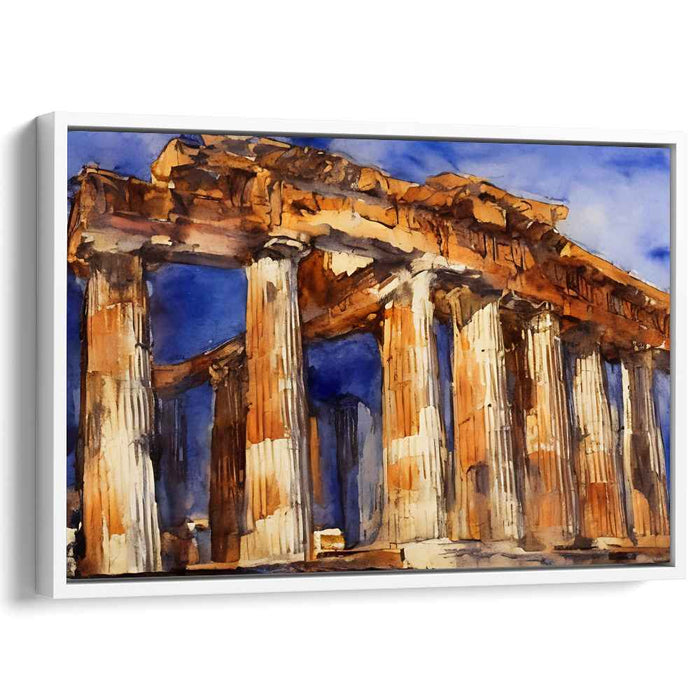 Watercolor Parthenon #131