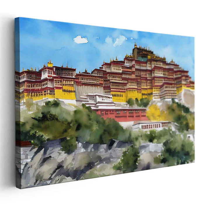 Watercolor Potala Palace #101