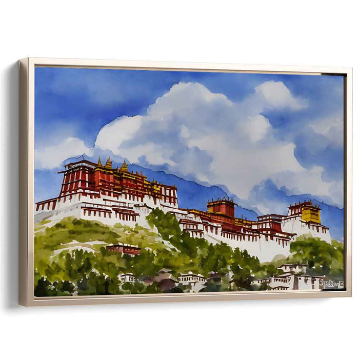Watercolor Potala Palace #108