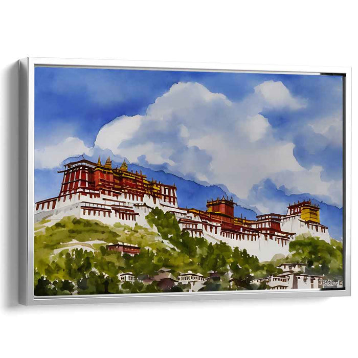 Watercolor Potala Palace #108