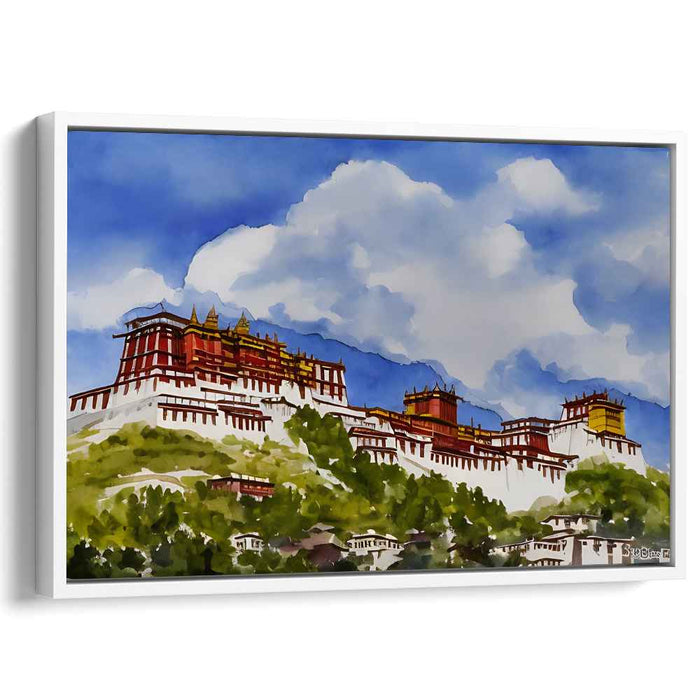Watercolor Potala Palace #108
