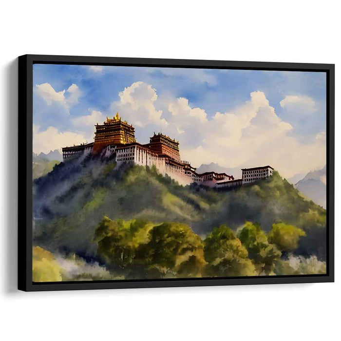Watercolor Potala Palace #114