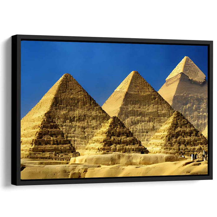 Turquoise Brilliance: Golden Splendor Under a Blue Sky