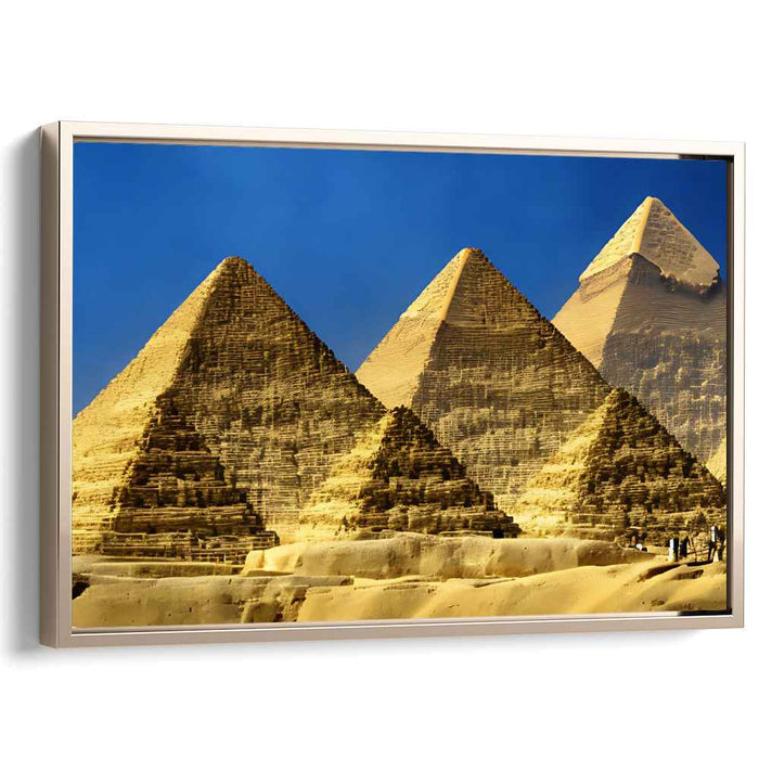 Turquoise Brilliance: Golden Splendor Under a Blue Sky