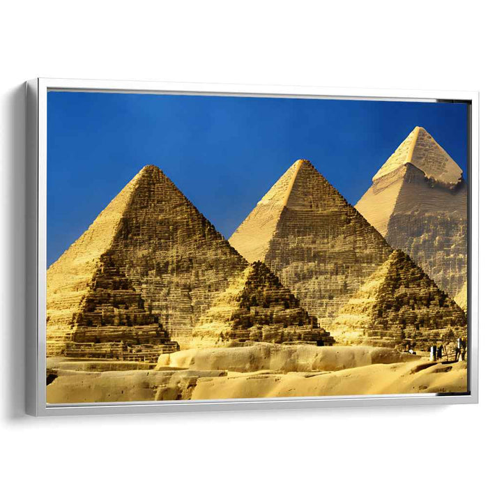 Turquoise Brilliance: Golden Splendor Under a Blue Sky