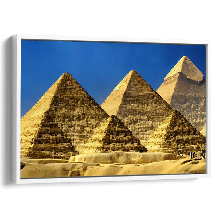 Turquoise Brilliance: Golden Splendor Under a Blue Sky