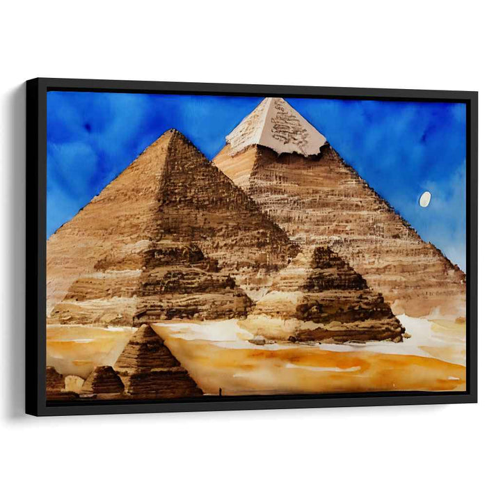 Watercolor Pyramids of Giza #110