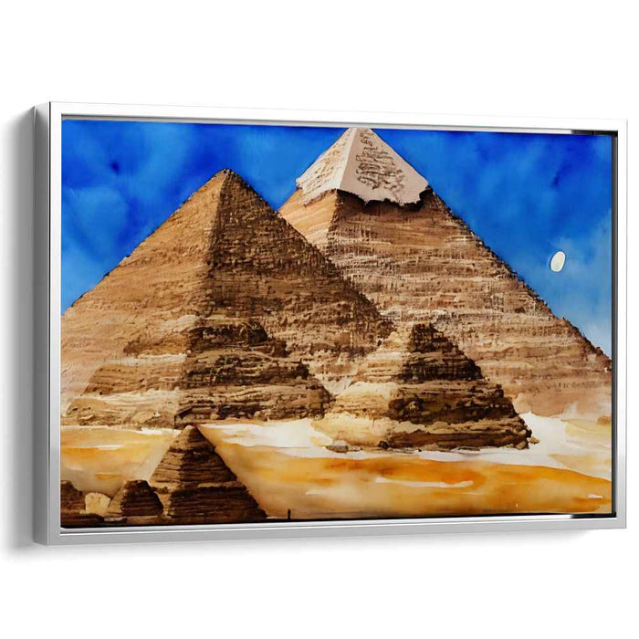 Watercolor Pyramids of Giza #110