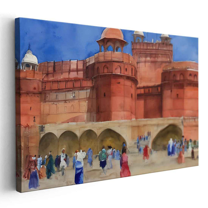 Aqueous Artistry: Watercolor Mastery on Canvas