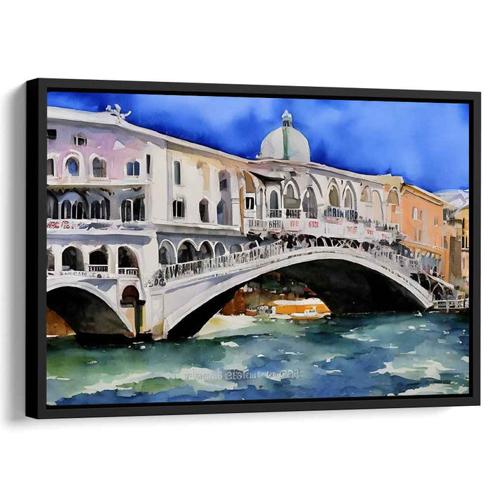 Watercolor Rialto Bridge #101