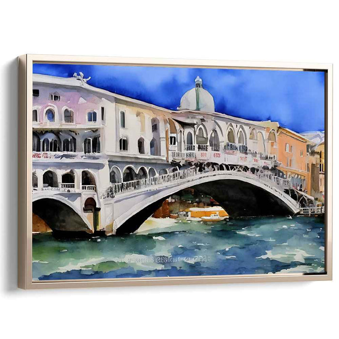 Watercolor Rialto Bridge #101