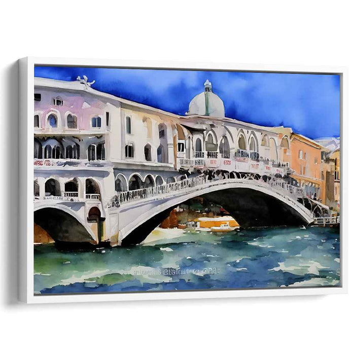 Watercolor Rialto Bridge #101